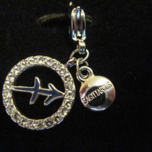 FLASH SALE Swarovski Swan Signed Sagittarius Charm  Brand new w/ original box